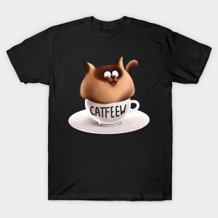 Dalgona Coffee Cat T-Shirt